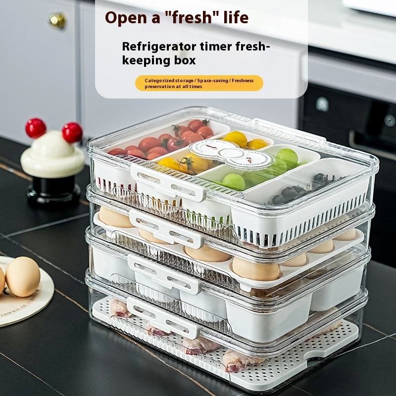 H595df33e07c14e86b21442c267d431fcq.jpg Plastic Fresh-Keeper Storage Box - Image 1