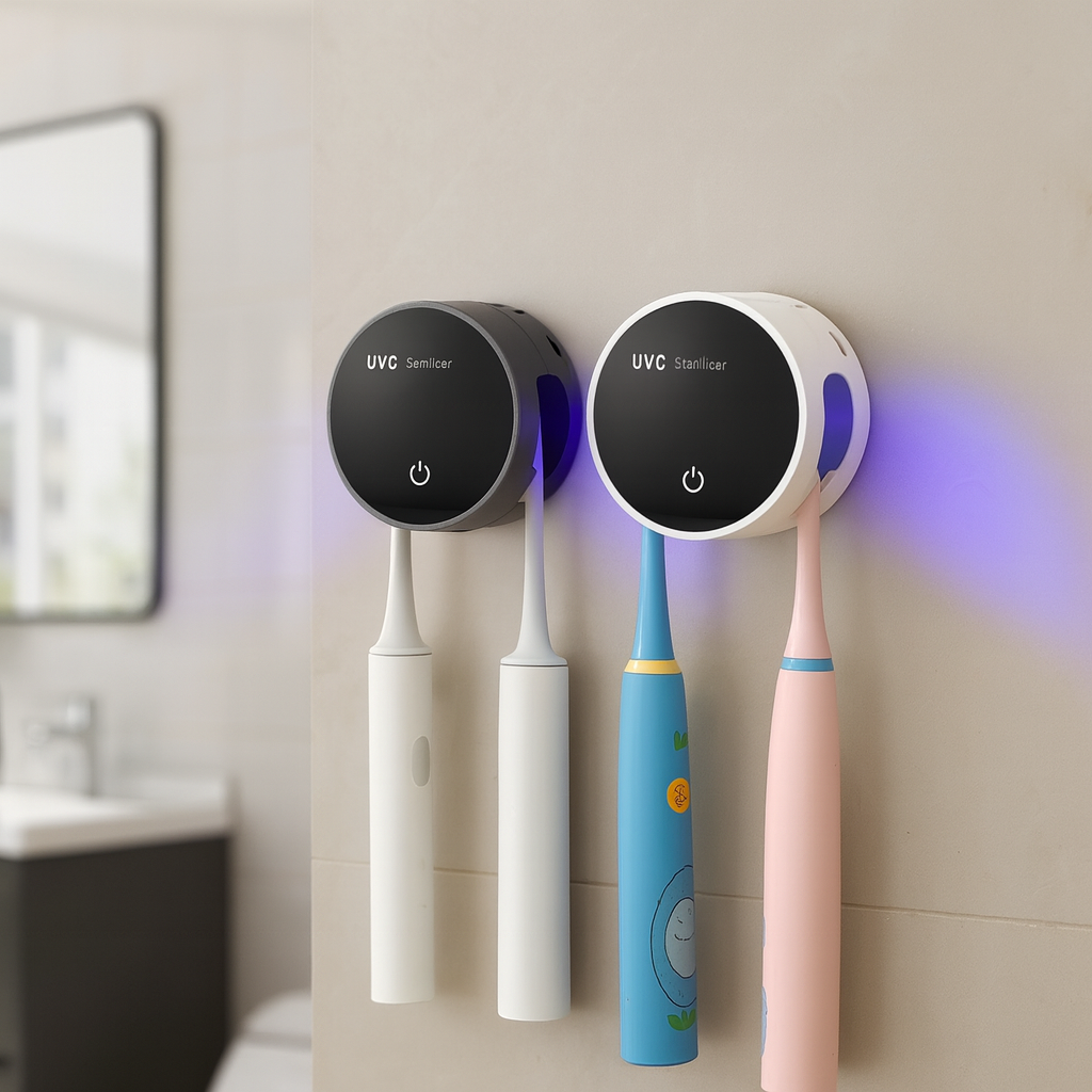 Hb2a1fcf0c98445358bc9f0c263f6f912H.png Wall-Mounted Toothbrush Holder12 - Image 1